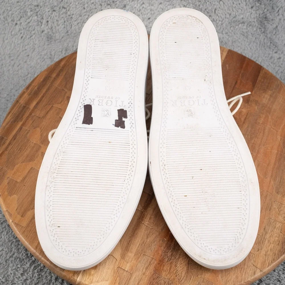 Tiger Of Sweden All White Sneakers Shoes Soft Leather Mens EU 43 / US 10